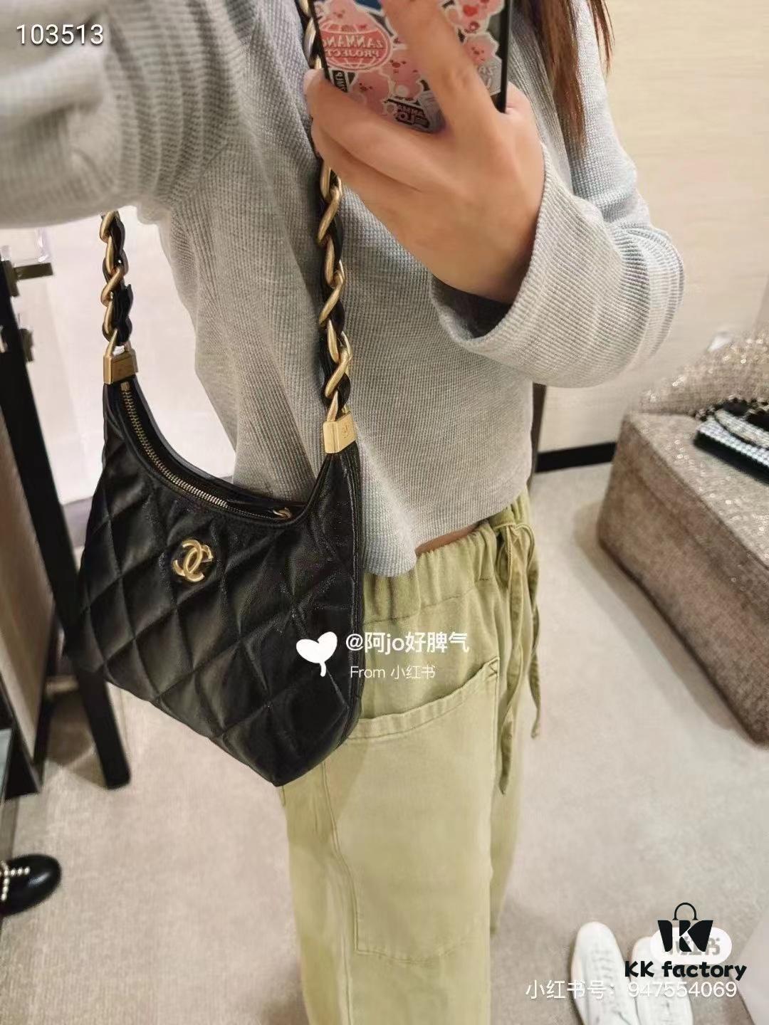 693045acf09edb6de4c4ddde CHANEL 24A Large Hobo Bag in Wax Leather – In Stock Now