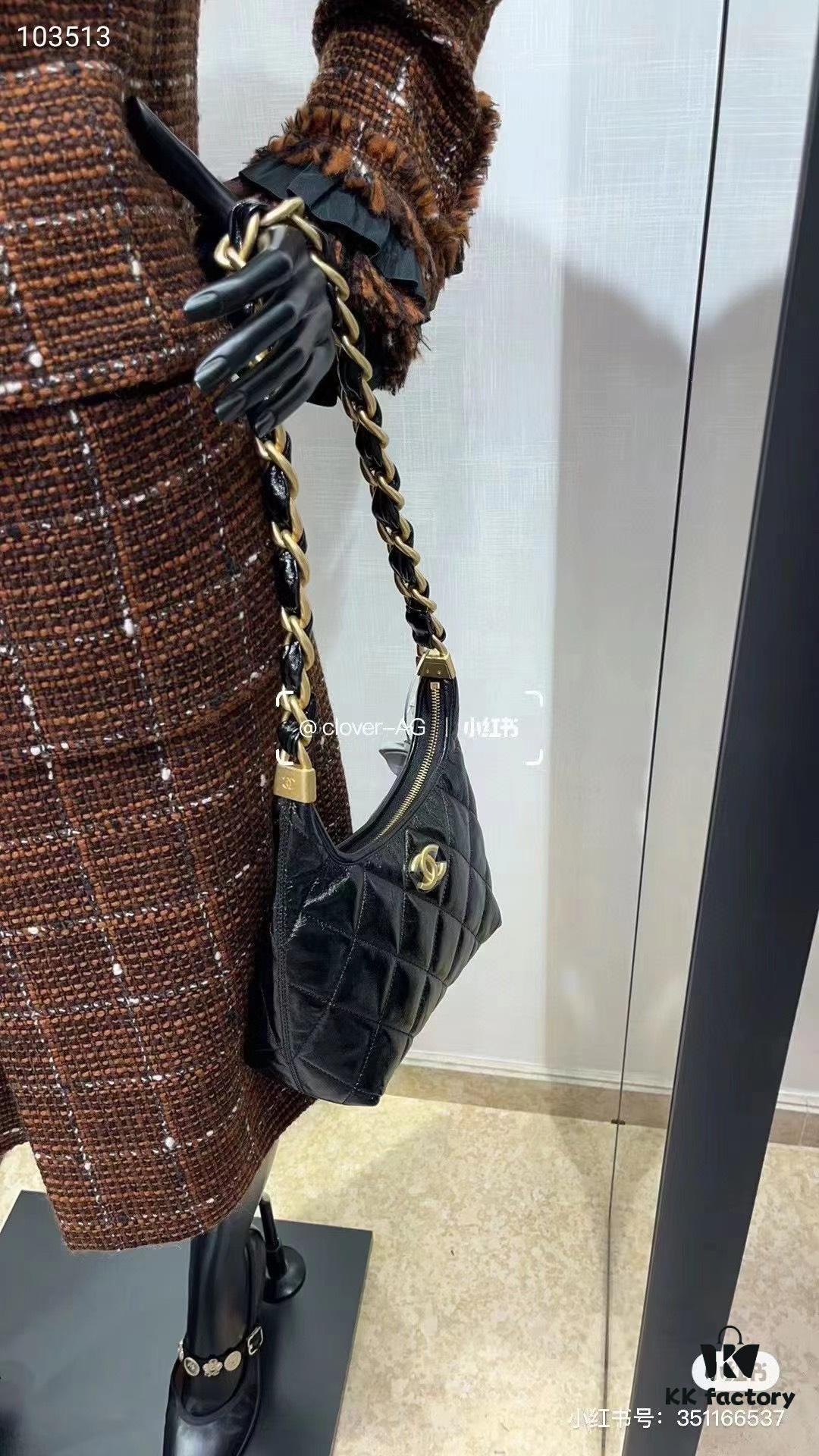 693045aff09edb6de4c4dde0 CHANEL 24A Large Hobo Bag in Wax Leather – In Stock Now