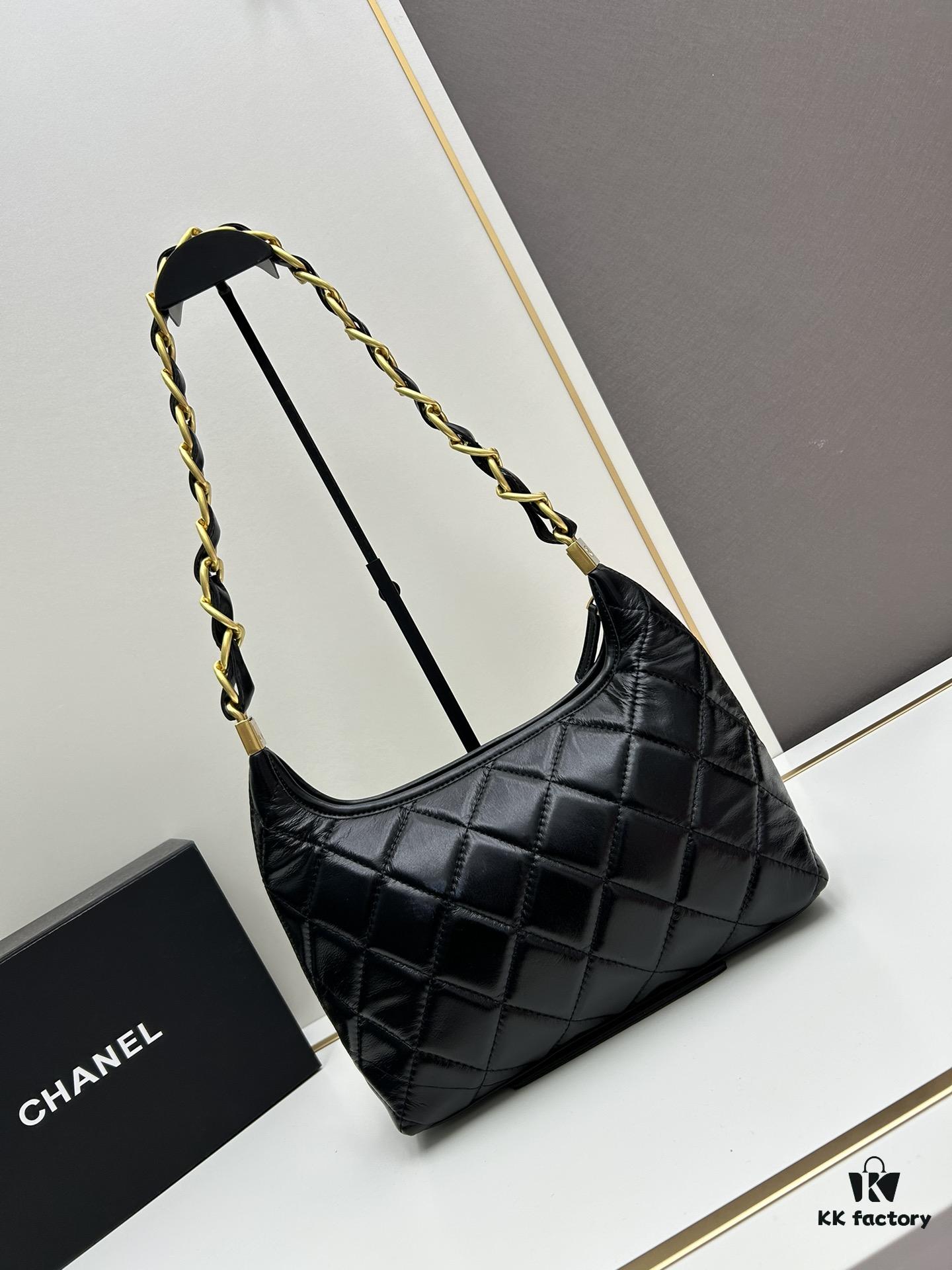 693045b5f09edb6de4c4dde9 Large Size Available Now CHANEL 24A Wander Hobo Bag