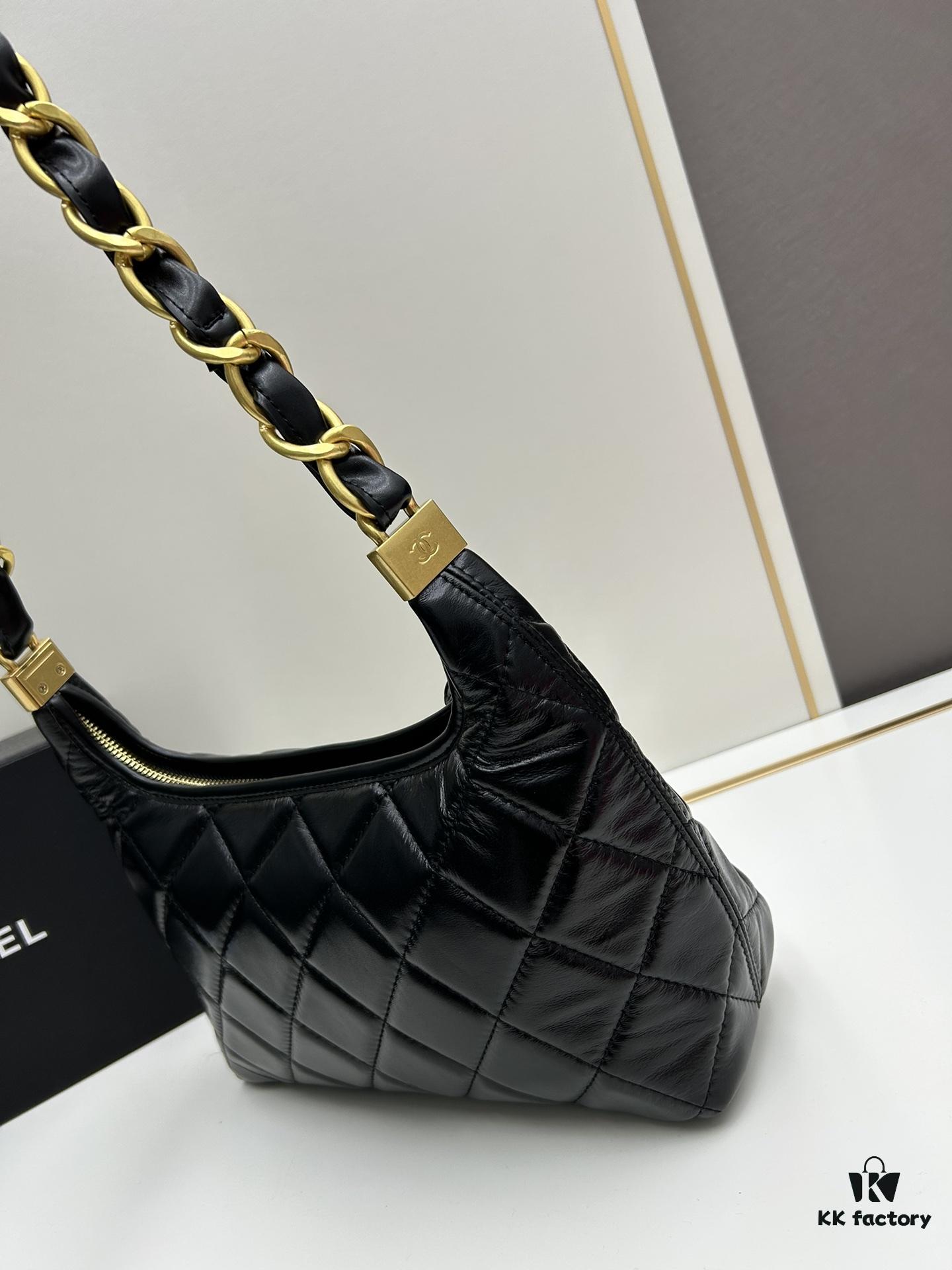 693045b6f09edb6de4c4ddea Large Size Available Now CHANEL 24A Wander Hobo Bag