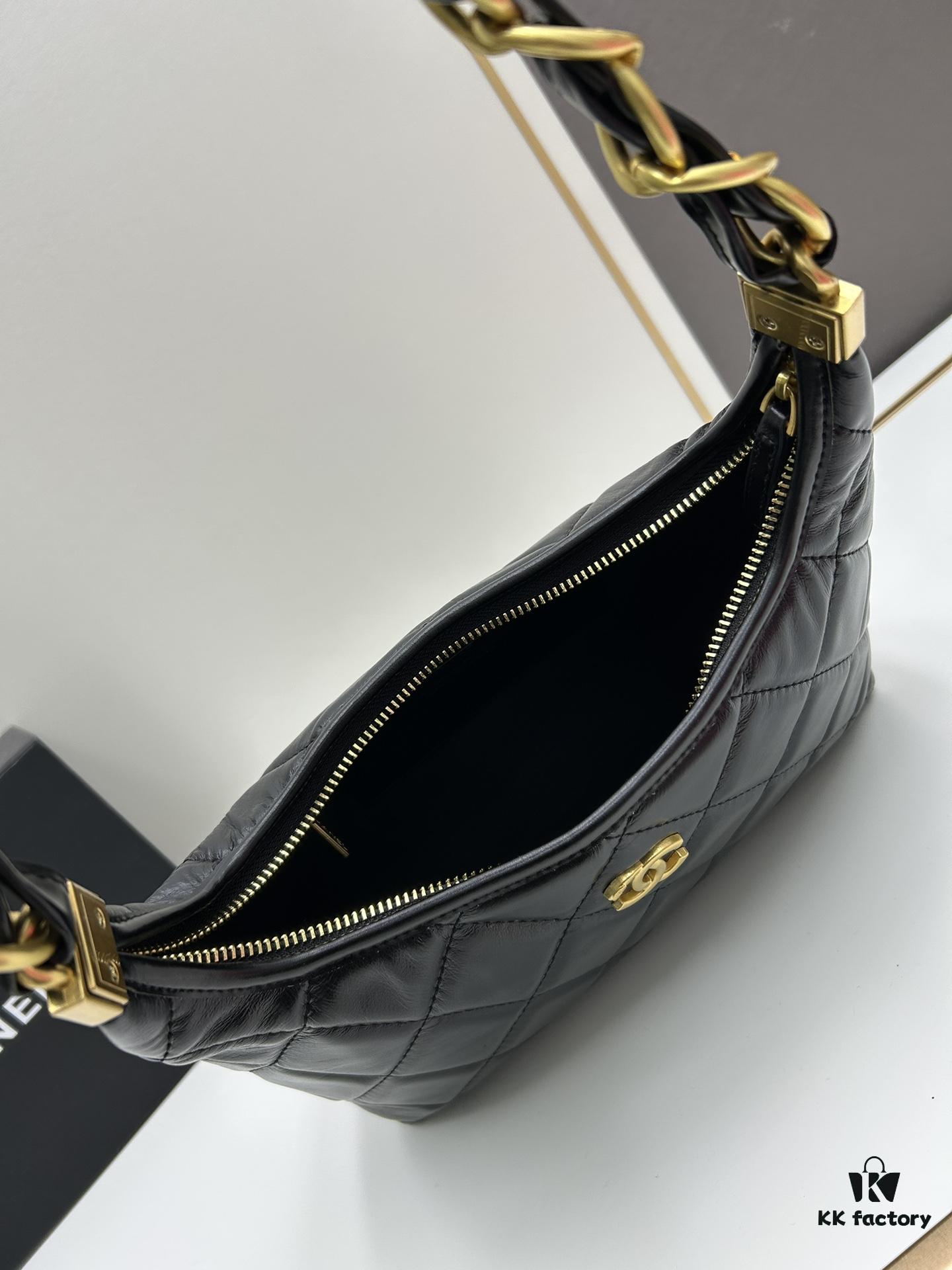 693045b7f09edb6de4c4ddec Large Size Available Now CHANEL 24A Wander Hobo Bag