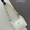 CHANEL 24A Small Hobo Bag in Waxed Calfskin