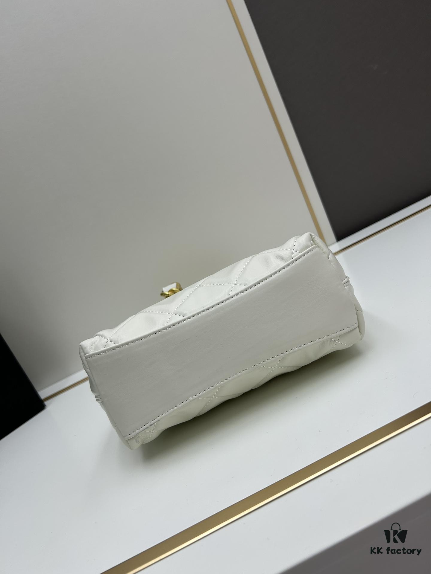 693045cef09edb6de4c4de00 Chanel 24A Small Hobo Bag in Oil-Waxed Full-Grain Leather