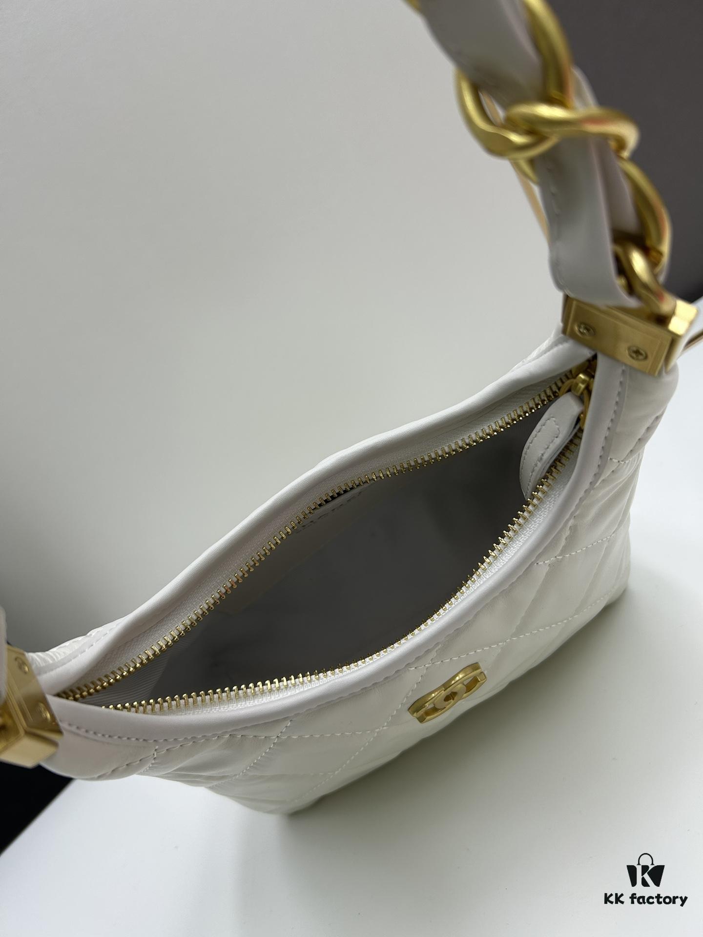 693045d1f09edb6de4c4de04 Chanel 24A Small Hobo Bag in Oil-Waxed Full-Grain Leather