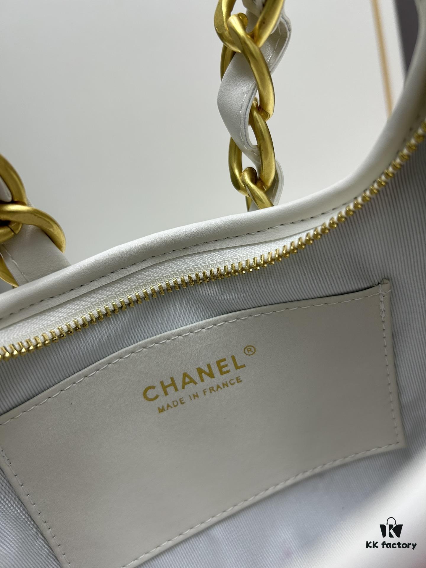693045d4f09edb6de4c4de06 Chanel 24A Small Hobo Bag in Oil-Waxed Full-Grain Leather
