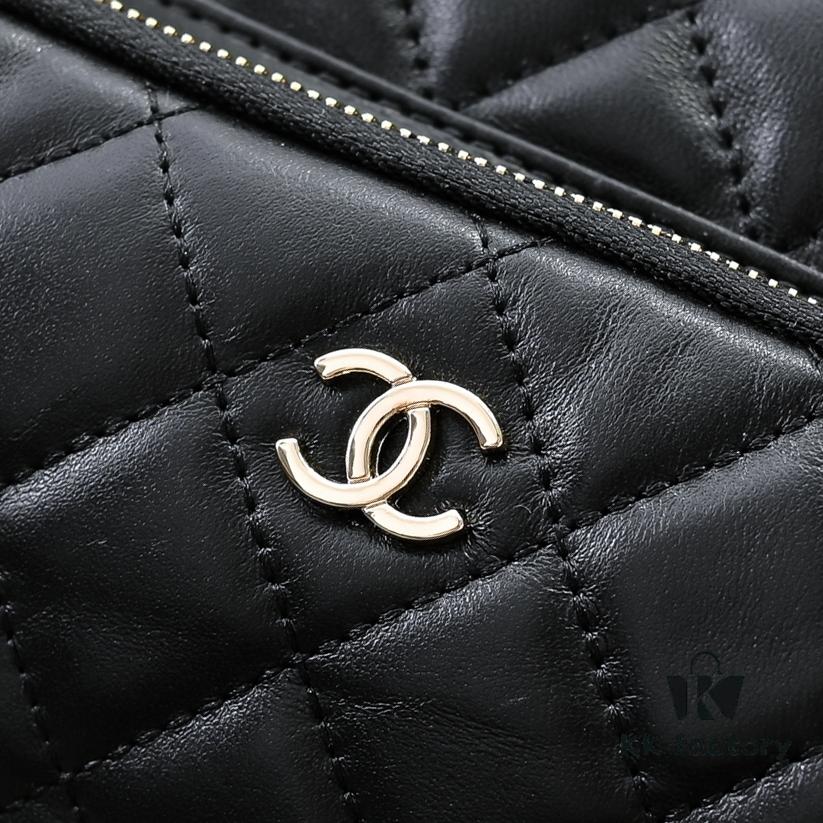 693045def09edb6de4c4de10 CHANEL 24K New Bowling Camera Bag in Lambskin with Gold-Tone Hardware