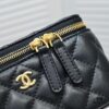 69304614f09edb6de4c4de51 Chanel 2022 Autumn/Winter New Arrival 💞 Mini Powder Compact Case in Golden Sphere Design - Small Storage Box with Original Hardware, Imported Lamb Leather