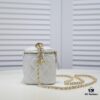 69304617f09edb6de4c4de55 Chanel 2022 Fall/Winter New Arrival Gold Ball Compact Makeup Case - Small Storage Box with Original Hardware, Imported Lambskin