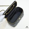 6930461af09edb6de4c4de58 Chanel 2022 Autumn/Winter New Arrival 💞 Mini Powder Compact Case in Golden Sphere Design - Small Storage Box with Original Hardware, Imported Lamb Leather