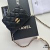 69304636f09edb6de4c4de74 Best-selling Chanel-style Quilted Caviar Leather Bag with Pearl and Chain Hardware