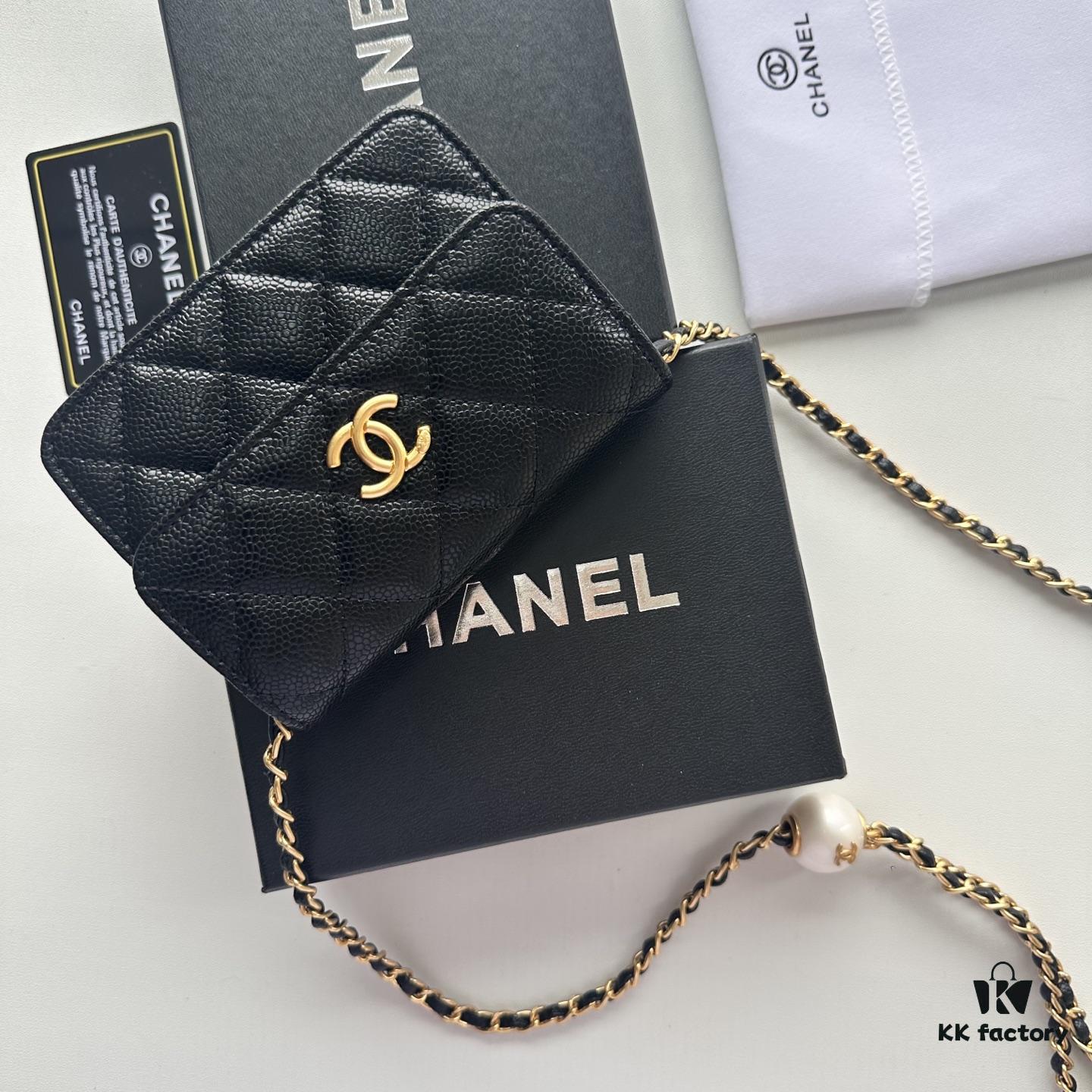 69304636f09edb6de4c4de74 Best-selling Chanel-style Quilted Caviar Leather Bag with Pearl and Chain Hardware