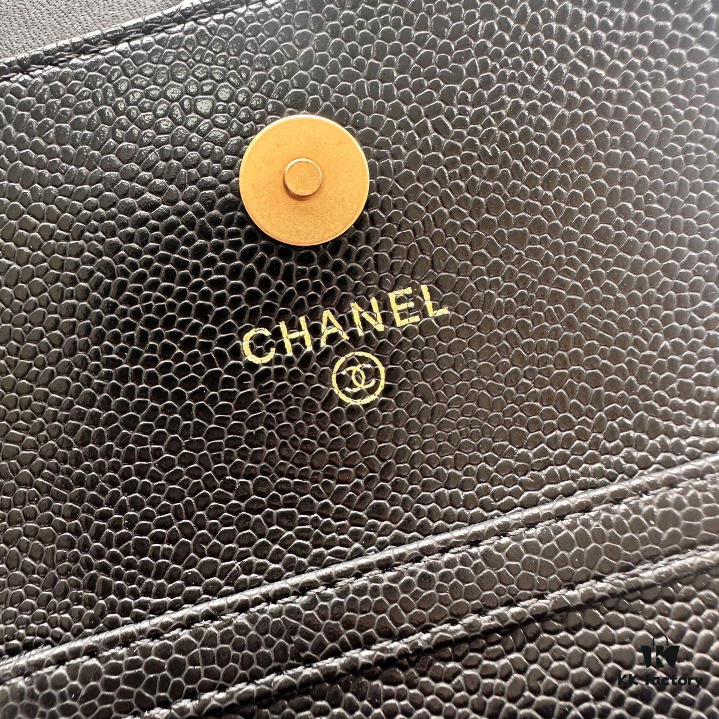 6930463bf09edb6de4c4de79 Best-selling Chanel-style Quilted Caviar Leather Bag with Pearl and Chain Hardware