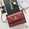 6930463bf09edb6de4c4de7a Chanel Luxury Counter Model ❤❤ Caviar Leather with Pearl and Chain Hardware, Full Leather Interior and Exterior, High-Quality Craftsmanship, Gold-Tone Clasp, Can Be Worn as Shoulder Bag, Crossbody or Waist Bag