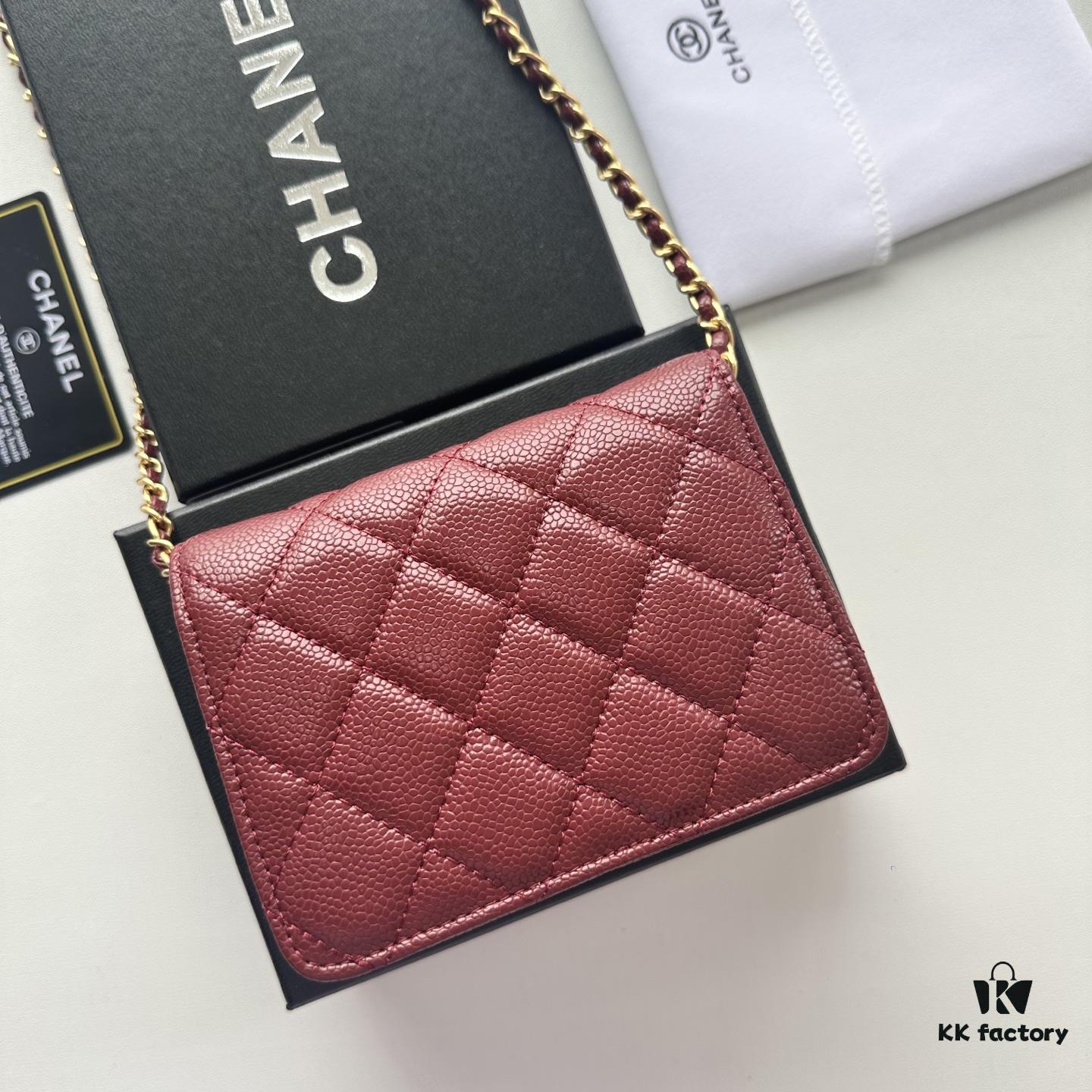 6930463df09edb6de4c4de7b Chanel Luxury Counter Model ❤❤ Caviar Leather with Pearl and Chain Hardware, Full Leather Interior and Exterior, High-Quality Craftsmanship, Gold-Tone Clasp, Can Be Worn as Shoulder Bag, Crossbody or Waist Bag