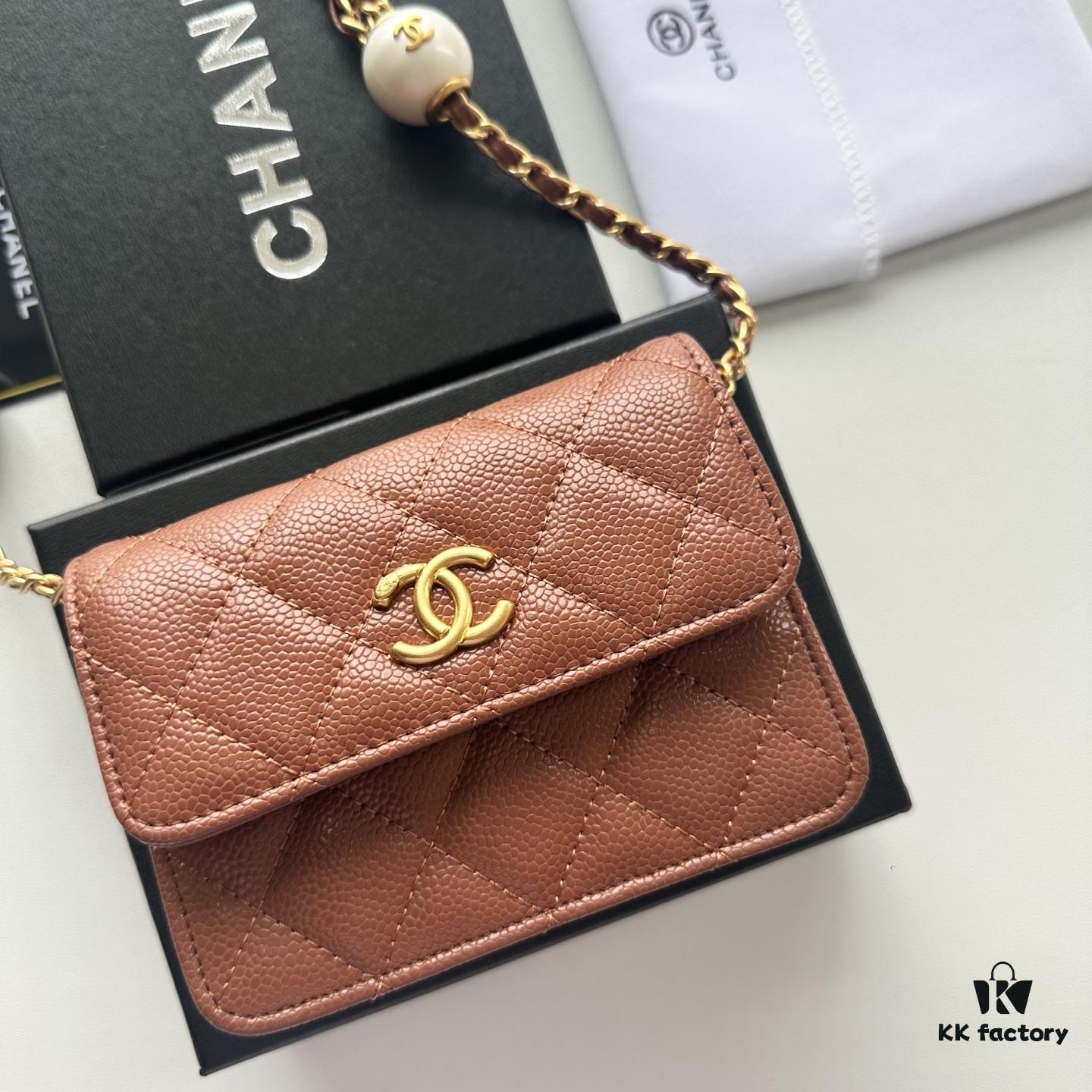69304643f09edb6de4c4de83 Chanel Boutique Style ❤❤ Caviar Leather with Pearl and Chain Hardware, Full Leather Interior and Exterior, High-Quality Craftsmanship, Gold-Tone Clasp, Can Be Worn as Shoulder Bag, Crossbody or Waist Bag