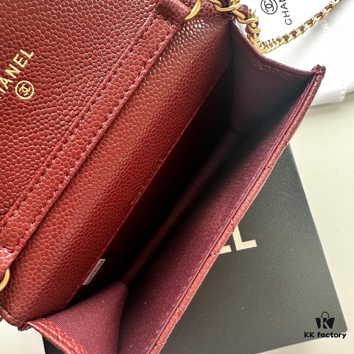 69304645f09edb6de4c4de85 Chanel Luxury Counter Model ❤❤ Caviar Leather with Pearl and Chain Hardware, Full Leather Interior and Exterior, High-Quality Craftsmanship, Gold-Tone Clasp, Can Be Worn as Shoulder Bag, Crossbody or Waist Bag