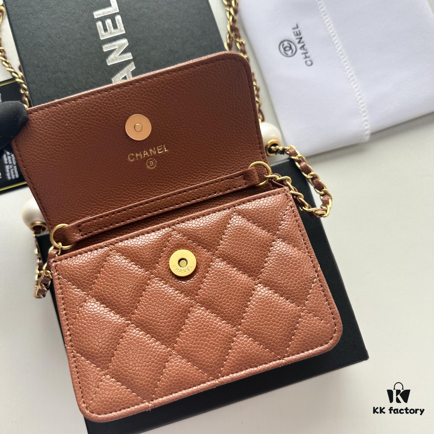 69304646f09edb6de4c4de86 Chanel Boutique Style ❤❤ Caviar Leather with Pearl and Chain Hardware, Full Leather Interior and Exterior, High-Quality Craftsmanship, Gold-Tone Clasp, Can Be Worn as Shoulder Bag, Crossbody or Waist Bag