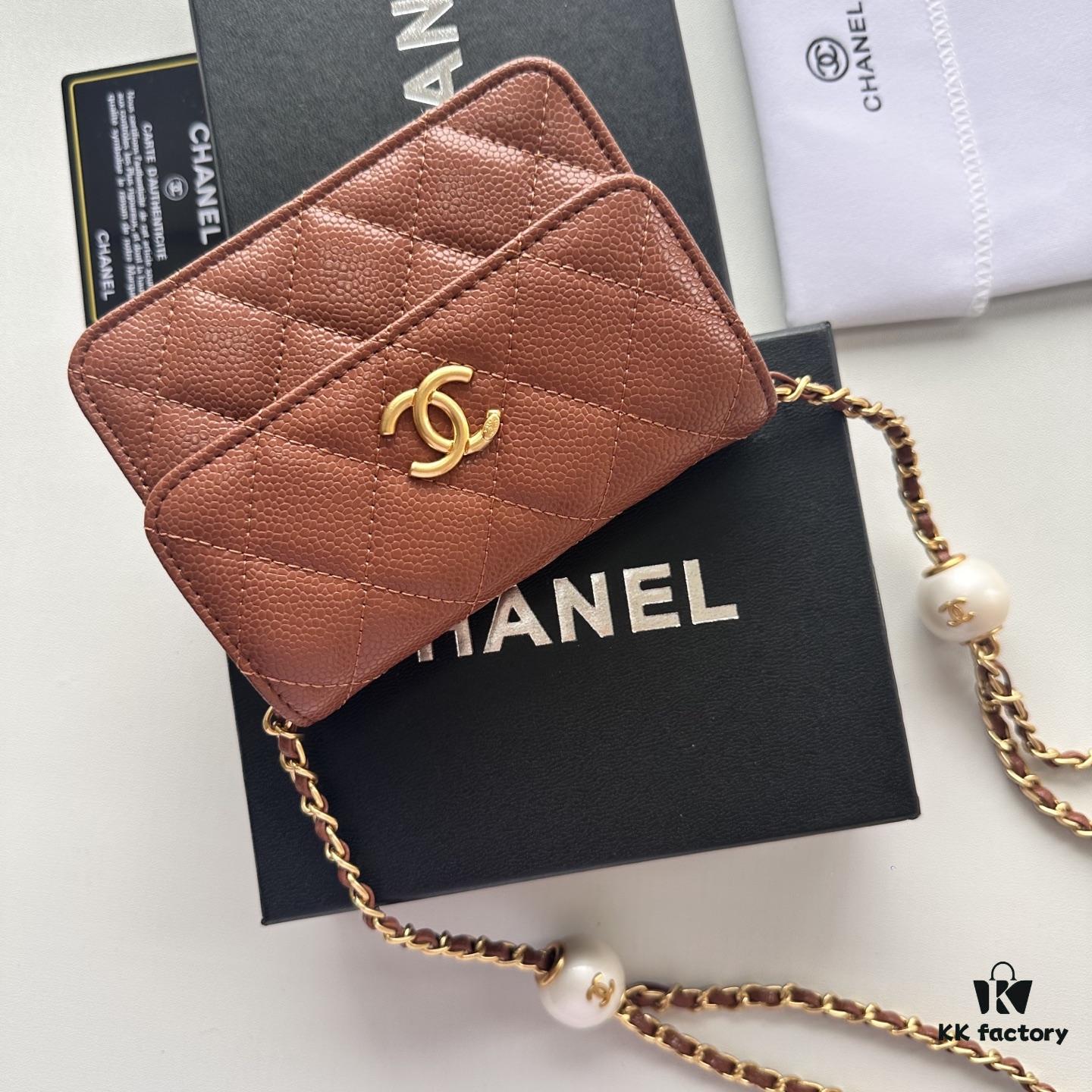 69304646f09edb6de4c4de87 Chanel Boutique Style ❤❤ Caviar Leather with Pearl and Chain Hardware, Full Leather Interior and Exterior, High-Quality Craftsmanship, Gold-Tone Clasp, Can Be Worn as Shoulder Bag, Crossbody or Waist Bag