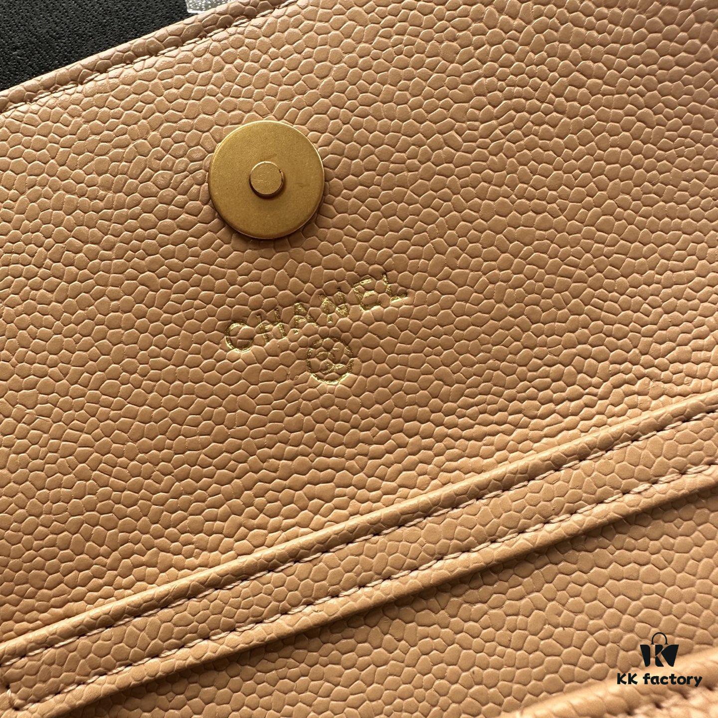 6930464cf09edb6de4c4de8f Chanel Luxury Counter Model ❤❤ Caviar Leather with Pearl and Chain Hardware, Full Leather Interior and Exterior, High-Quality Craftsmanship, Gold-Tone Clasp, Can Be Worn as Shoulder Bag, Crossbody or Waist Bag