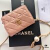 69304651f09edb6de4c4de97 Chanel Chanel Counter Model ❤❤ Caviar Leather with Pearl and Chain Hardware, Full Leather Interior and Exterior, High-Quality Craftsmanship, Gold Buckle, Can Be Worn as Shoulder Bag, Crossbody or Waist Bag