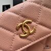 69304652f09edb6de4c4de98 Chanel Chanel Counter Model ❤❤ Caviar Leather with Pearl and Chain Hardware, Full Leather Interior and Exterior, High-Quality Craftsmanship, Gold Buckle, Can Be Worn as Shoulder Bag, Crossbody or Waist Bag