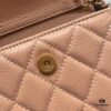 69304654f09edb6de4c4de9a Chanel Chanel Counter Model ❤❤ Caviar Leather with Pearl and Chain Hardware, Full Leather Interior and Exterior, High-Quality Craftsmanship, Gold Buckle, Can Be Worn as Shoulder Bag, Crossbody or Waist Bag