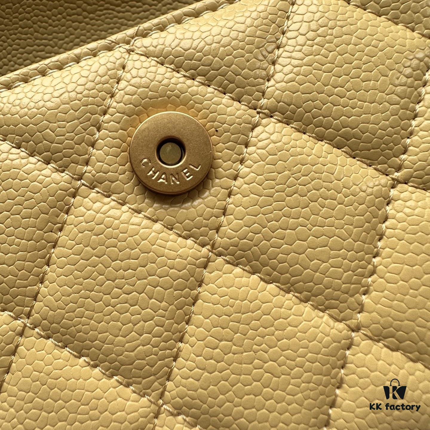 69304663f09edb6de4c4deae Chanel Chanel Counter Model ❤❤ Caviar Leather Chain with Pearl Hardware, Full Leather Inside and Out, High-Quality Craftsmanship, Gold Clasp, Shoulder Crossbody Bag or Waist Bag