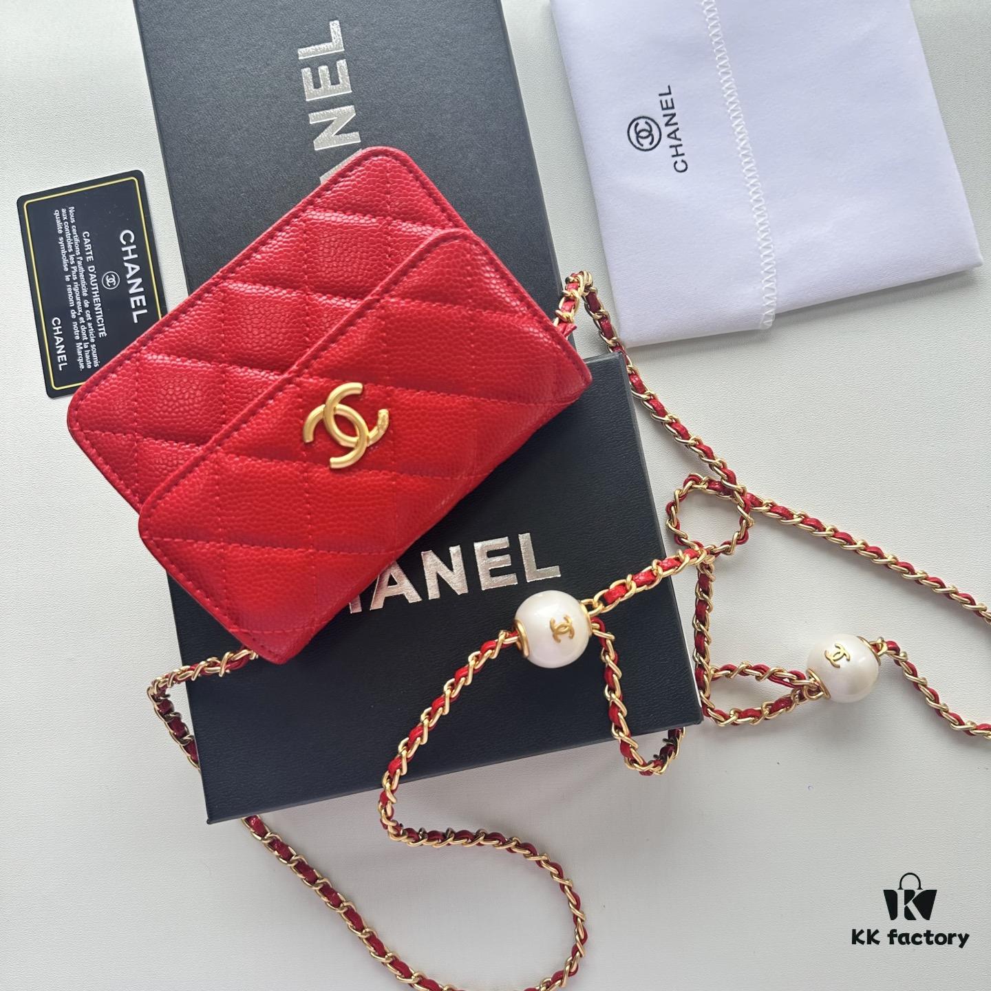 6930466cf09edb6de4c4deb8 Chanel Chanel Counter Style ❤❤ Caviar Leather with Pearl and Chain Hardware, Full Leather Inside and Out, High-Quality Craftsmanship, Gold Buckle, Shoulder or Crossbody Wear, Can Be Used as Waist Bag