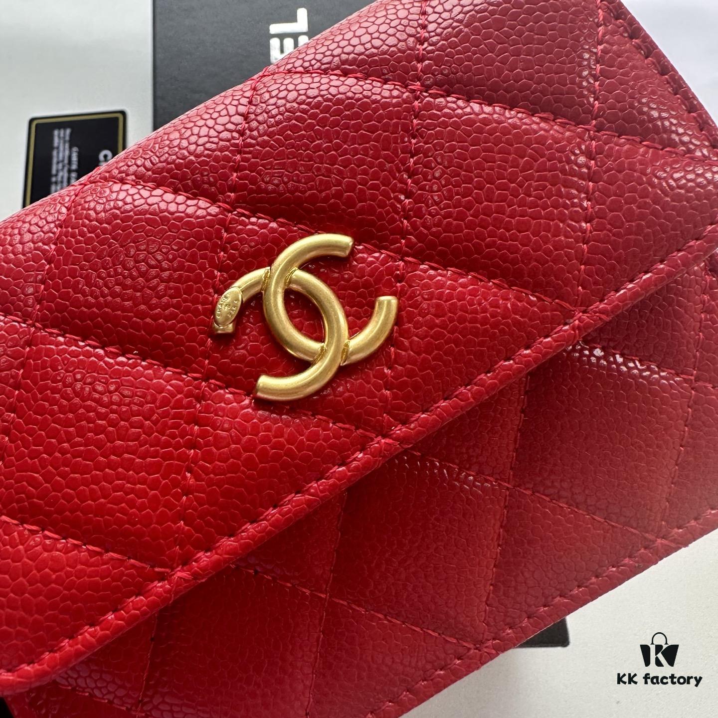 69304670f09edb6de4c4debb Chanel Chanel Counter Style ❤❤ Caviar Leather with Pearl and Chain Hardware, Full Leather Inside and Out, High-Quality Craftsmanship, Gold Buckle, Shoulder or Crossbody Wear, Can Be Used as Waist Bag