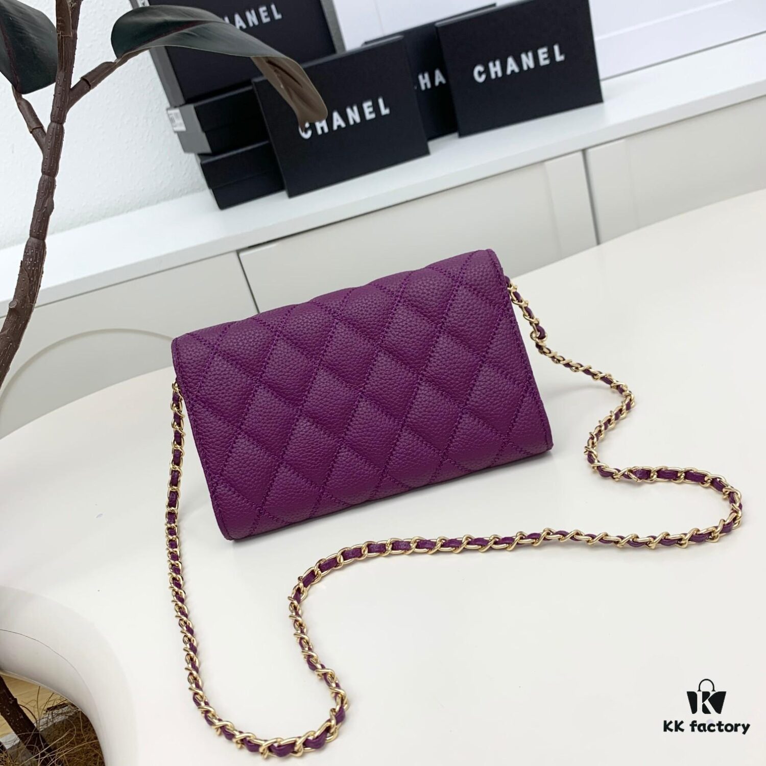 69304673f09edb6de4c4debf Chanel Classic Quilted Shoulder Crossbody Bag in Calfskin with CC Logo