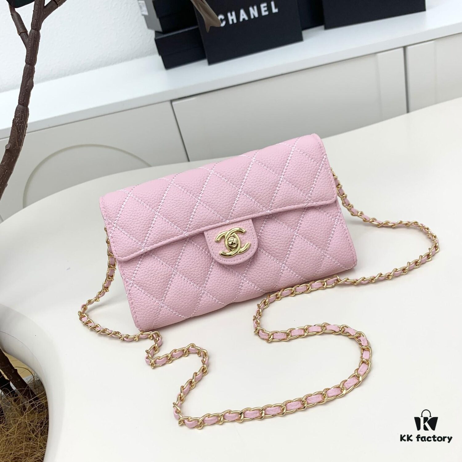 6930468af09edb6de4c4dee0 Chanel Classic Quilted Shoulder Crossbody Bag in Calfskin with Chain