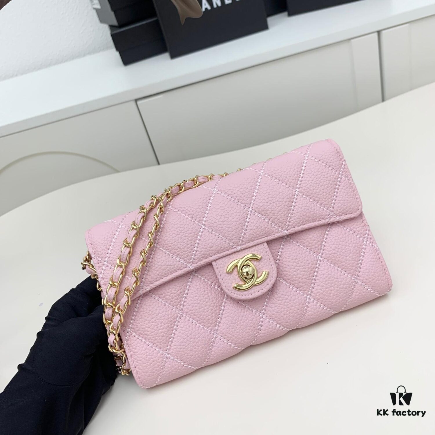 6930468af09edb6de4c4dee1 Chanel Classic Quilted Shoulder Crossbody Bag in Calfskin with Chain