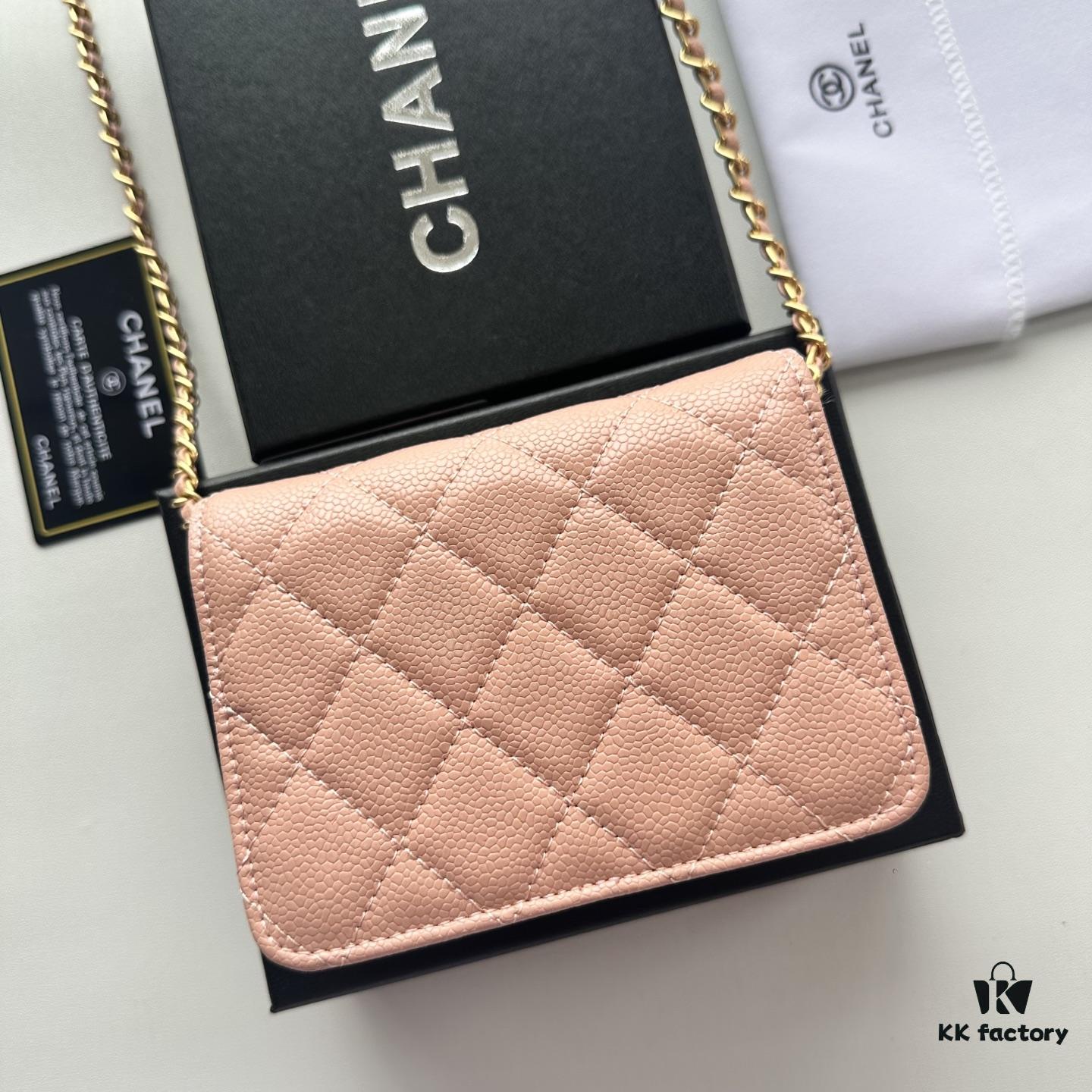 6930468cf09edb6de4c4dee5 Chanel Chanel Counter Model ❤❤ Caviar Leather with Pearl and Chain Hardware, Full Leather Interior and Exterior, High-Quality Craftsmanship, Gold Buckle, Can Be Worn as Shoulder Bag, Crossbody or Waist Bag