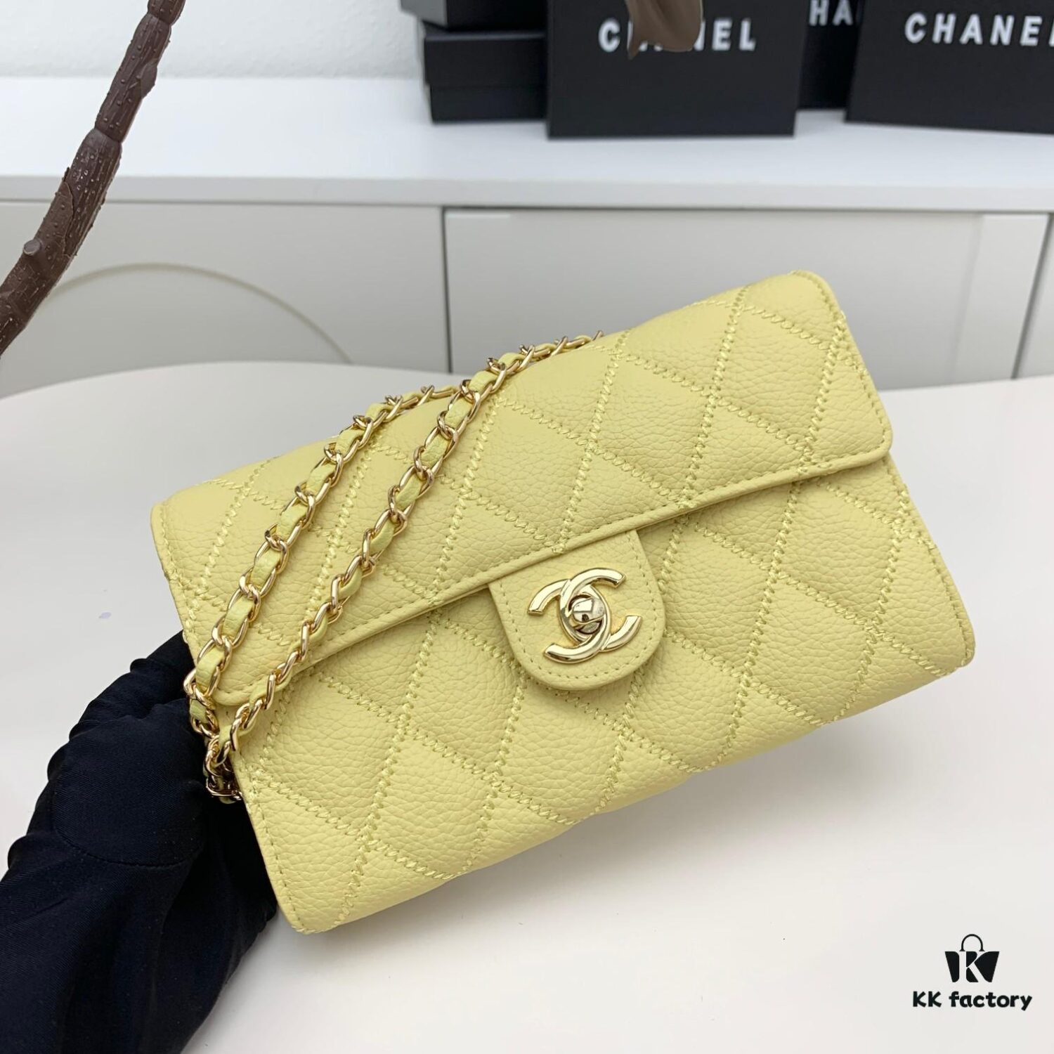 6930468ff09edb6de4c4deeb Chanel Classic Quilted Shoulder Crossbody Mini Bag in Calfskin with CC Logo