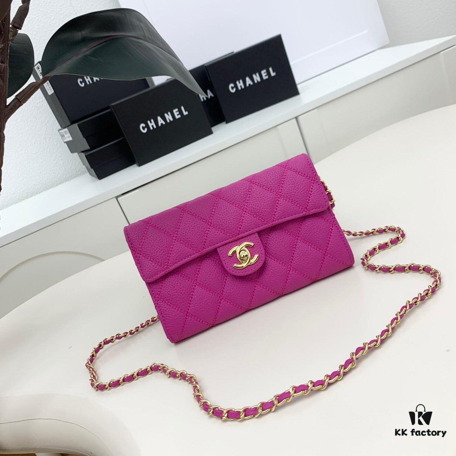 69304690f09edb6de4c4deec Chanel Classic Quilted Shoulder Crossbody Mini Bag in Calfskin with CC Logo