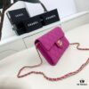 69304690f09edb6de4c4deee Chanel Classic Quilted Shoulder Crossbody Mini Bag in Calfskin with CC Logo