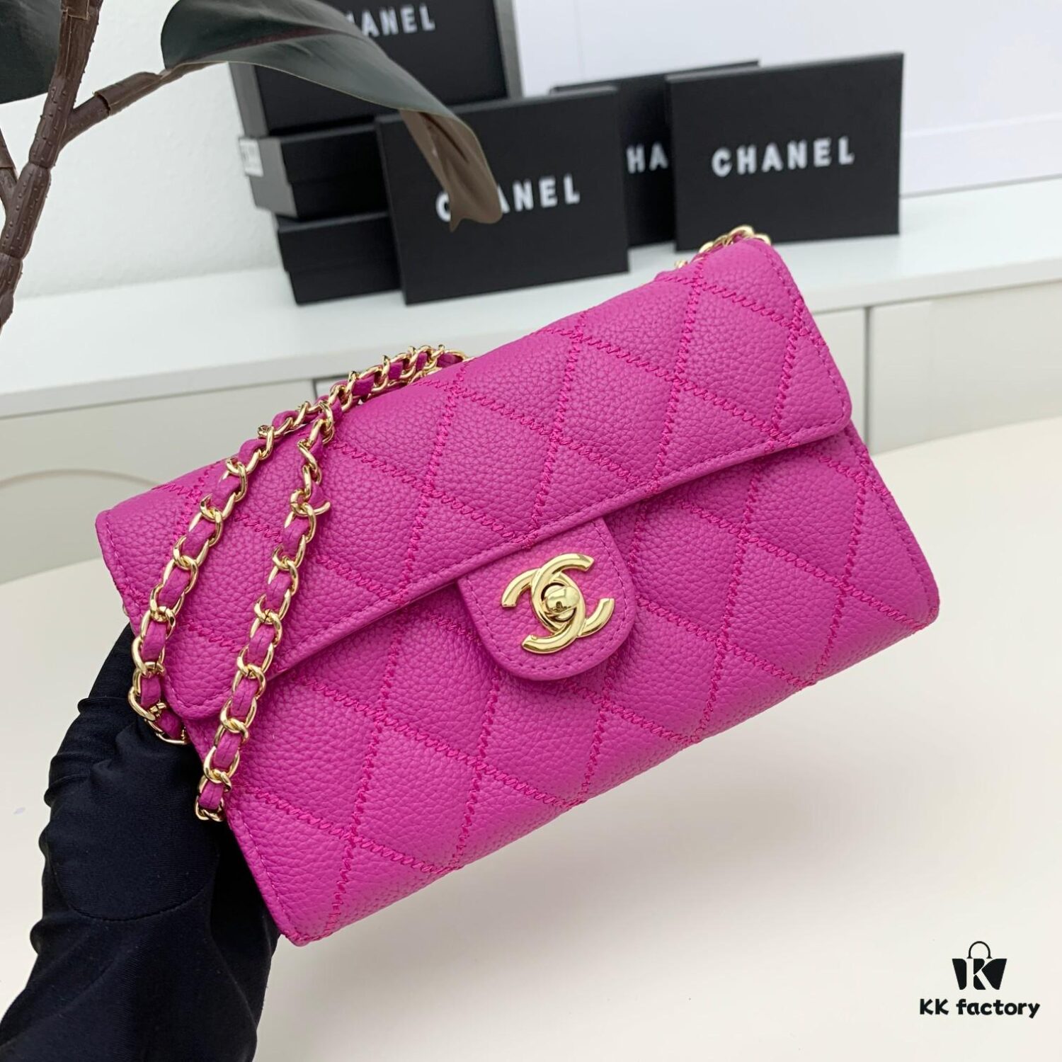 69304697f09edb6de4c4defa Chanel Classic Quilted Shoulder Crossbody Mini Bag in Calfskin with CC Logo