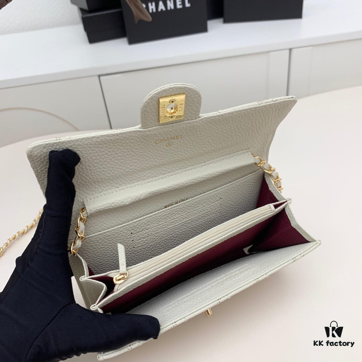 69304697f09edb6de4c4defb Chanel Classic Quilted Leather Shoulder Crossbody Bag with Chain