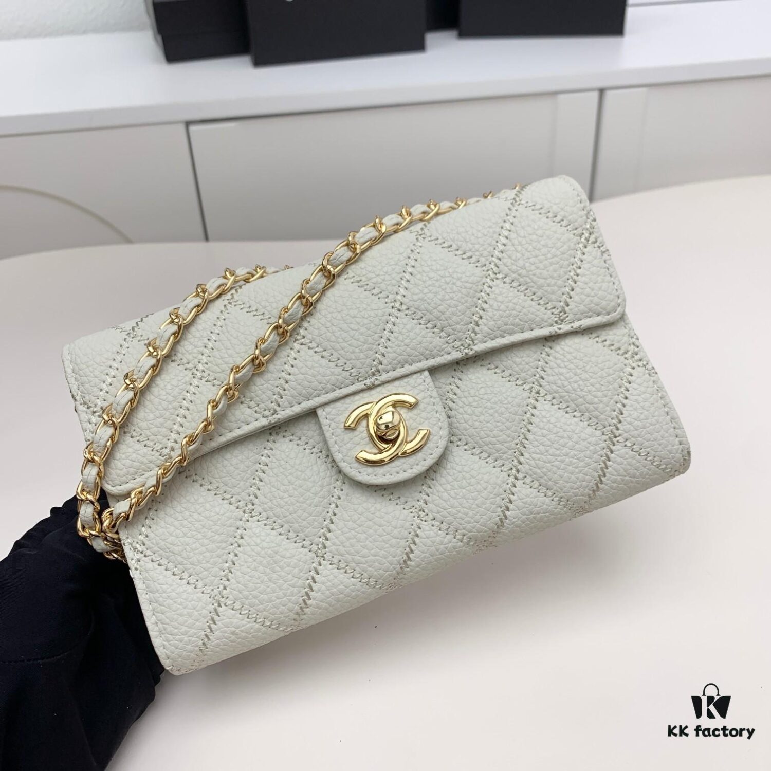 69304699f09edb6de4c4defc Chanel Classic Quilted Leather Shoulder Crossbody Bag with Chain