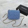6930469ef09edb6de4c4df03 CHANEL 22C Denim Metal Ball CF Square Fat Chanel Denim Collection