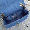 693046a0f09edb6de4c4df06 CHANEL 22C Denim Metal Ball CF Square Fat Chanel Denim Collection