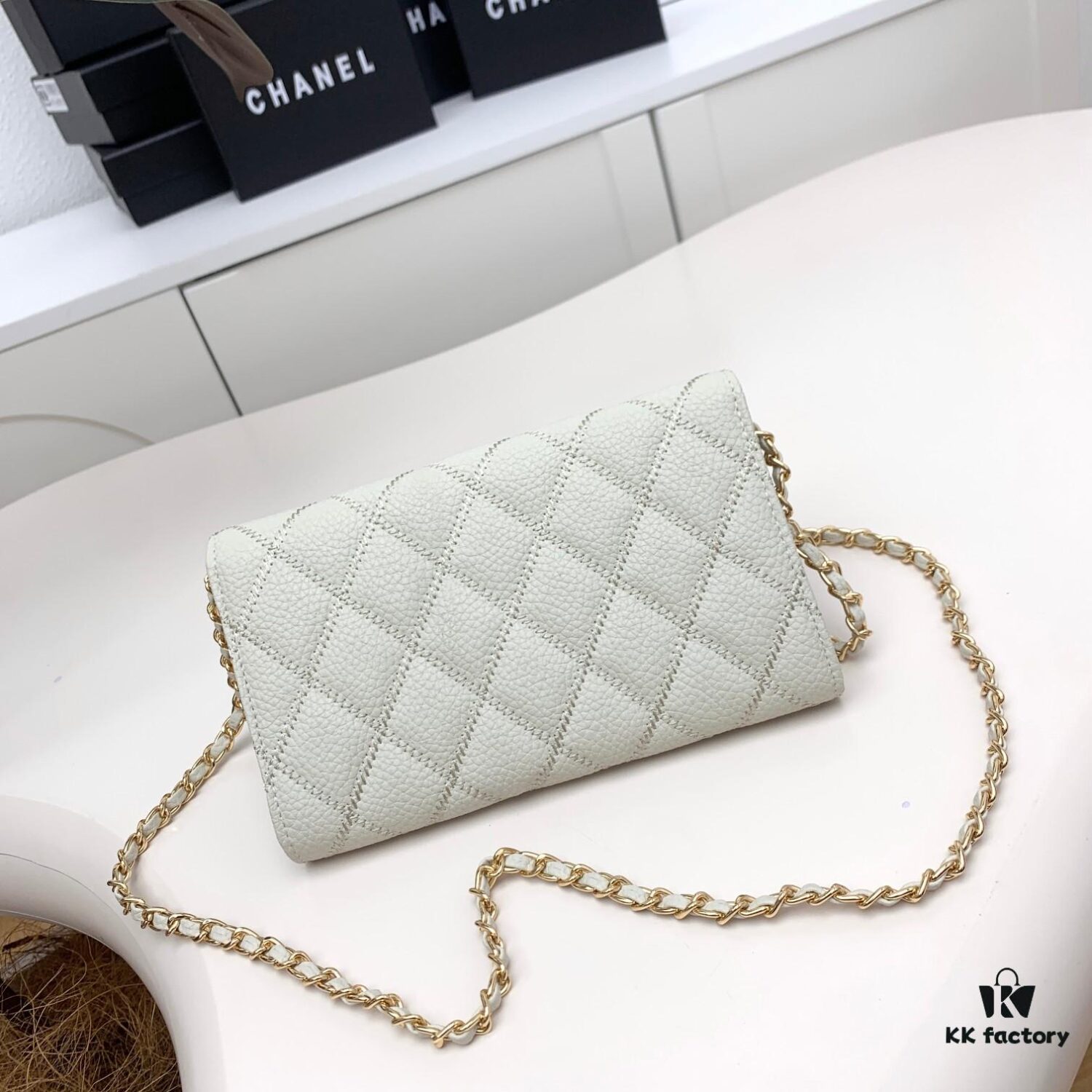 693046a7f09edb6de4c4df0a Chanel Classic Quilted Leather Shoulder Crossbody Bag with Chain
