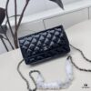 693046cbf09edb6de4c4df2e Top Quality Authentic Sheepskin Chanel WOC Classic Lucky Bag, Can Be Worn Crossbody or Shoulder, Chain Stowable Inside for Clutch Use