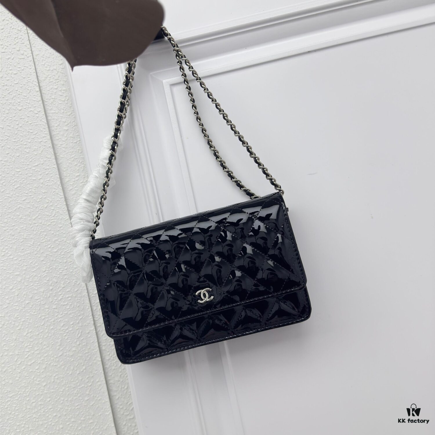 693046d6f09edb6de4c4df3b Top Quality Authentic Sheepskin Chanel WOC Classic Lucky Bag, Can Be Worn Crossbody or Shoulder, Chain Stowable Inside for Clutch Use