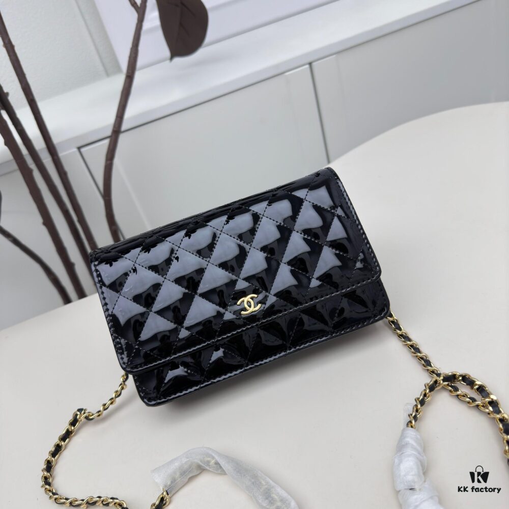 693046ddf09edb6de4c4df42 Top Quality Authentic Sheepskin Chanel WOC Classic Fortune Bag, Adjustable Chain for Crossbody or Shoulder Wear, Compact Yet Spacious with Card Slots, Zipper Compartment, and Coin Pocket