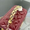 Bestselling Upgraded Chanel-style Box Clutch with Rhinestone Handle