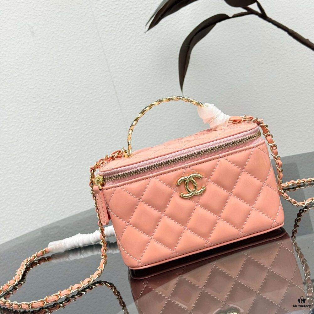 69304711f09edb6de4c4df6b Bestselling Upgraded Chanel-Style Box Clutch with Rhinestone Handle