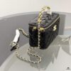 6930471cf09edb6de4c4df73 Bestselling Upgraded Chanel-Style Box Makeup Bag with Rhinestone Handle