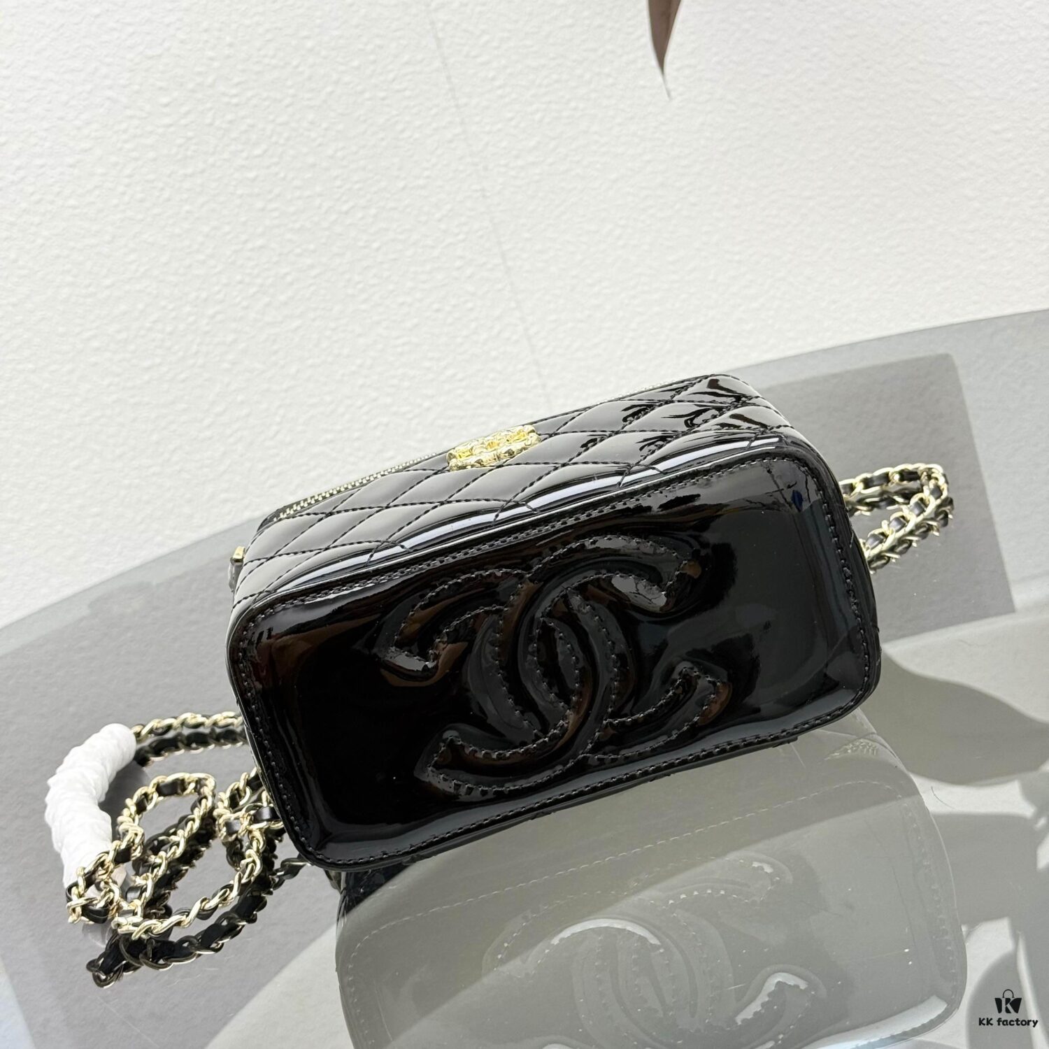 6930471df09edb6de4c4df74 Bestselling Upgraded Chanel-Style Box Makeup Bag with Rhinestone Handle