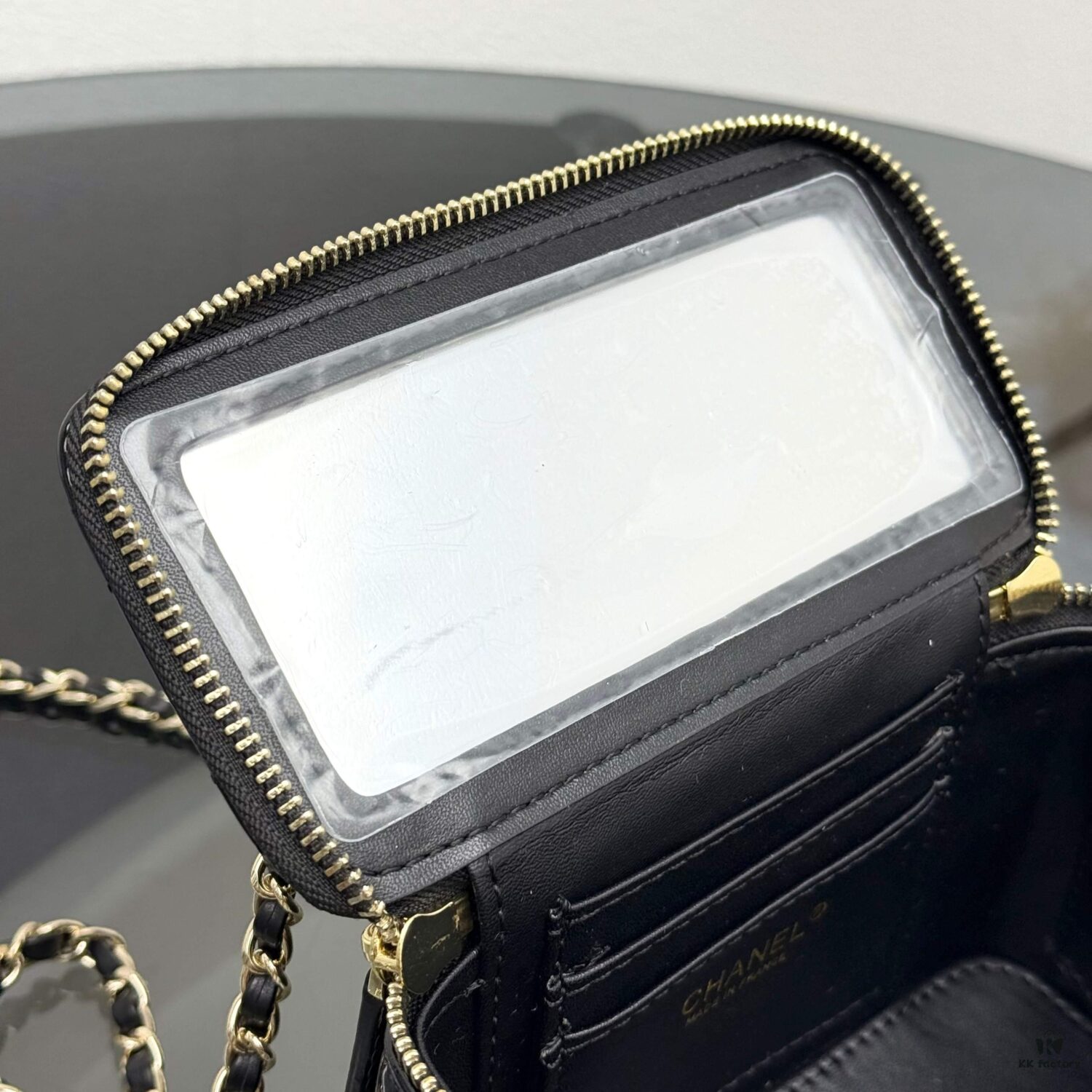 69304722f09edb6de4c4df77 Bestselling Upgraded Chanel-Style Box Makeup Bag with Rhinestone Handle